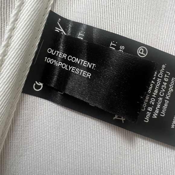 CORSET STORY ROSE GOLD HALTERNECK OVERBUST RIBBON CORSET SIZE 20 2X - Picture 10 of 16